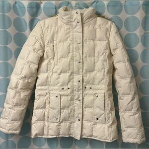 Avanti NY Quilted Jacket with faux fur and detachable hood, Cream, Size S